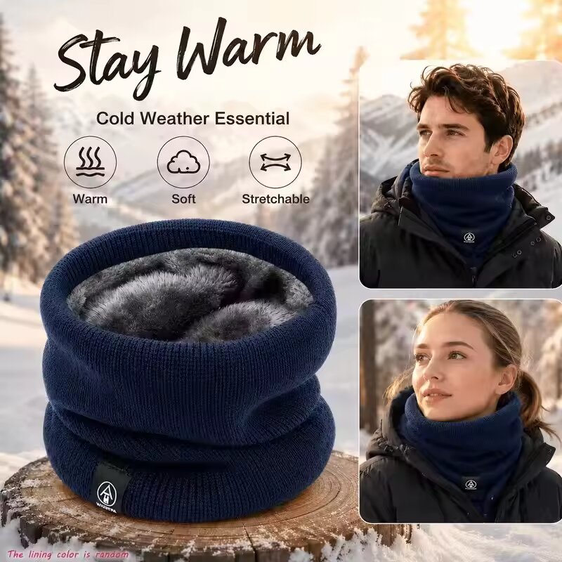 Winter Warmer Gestrickter Hals – Wool Scarf Men Bewertung und Preis