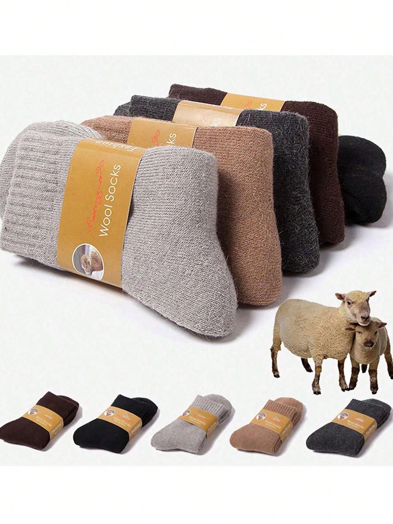 1 Paar warme Wintersocken für  – Thermal Sock Wool Bewertung und Preis