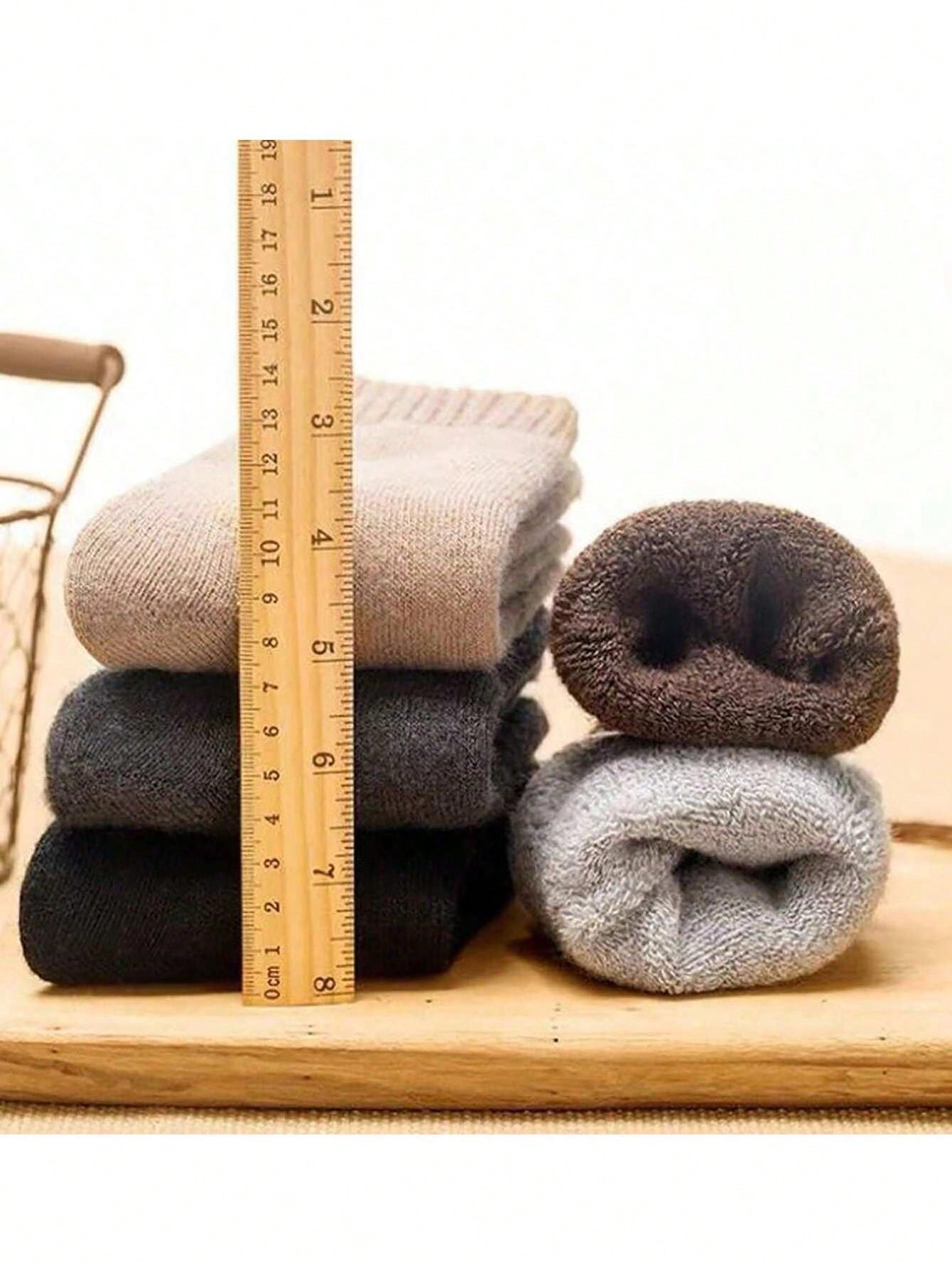 1 Paar warme Wintersocken für  – Thermal Sock Wool Bewertung und Preis